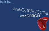 sarah corruccini web design